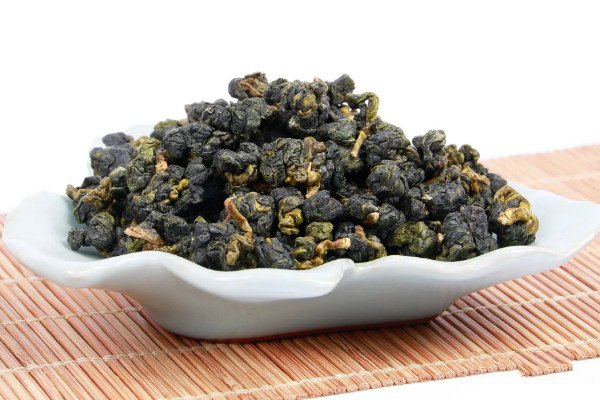 Shape of Dongding Oolong Tea